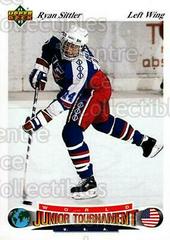 Ryan Sittler #82 Hockey Cards 1991 Upper Deck Czech World Juniors Prices