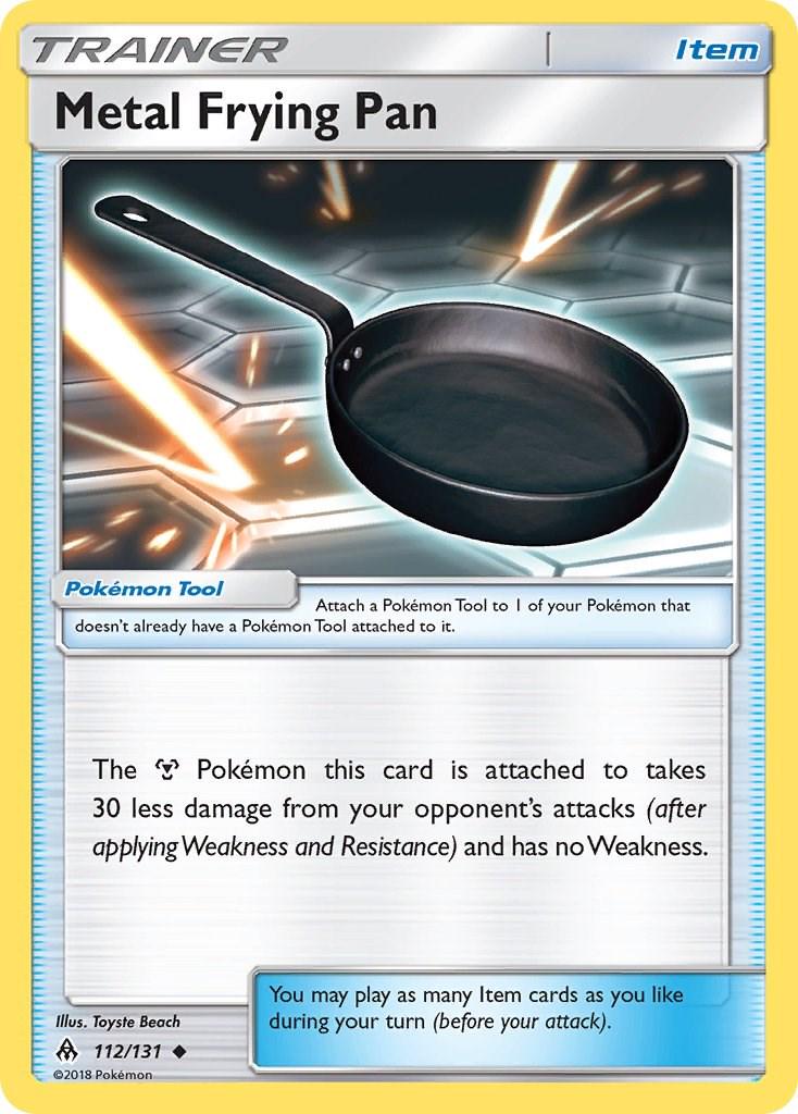 Metal Frying Pan #112 Pokemon Forbidden Light