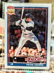 Frank Thomas #79 Baseball Cards 1991 Topps Tiffany Prices