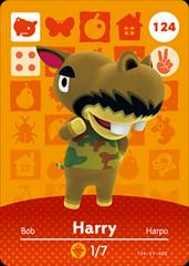 Harry #124 [Animal Crossing Series 2] Amiibo Cards Prices