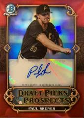 Paul Skenes [Red] #DPPA-PS Baseball Cards 2023 Bowman Draft Picks & Prospects Autographs Prices