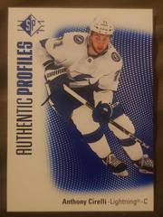 Anthony Cirelli [Blue] #AP-15 Hockey Cards 2021 SP Authentic Profiles Prices