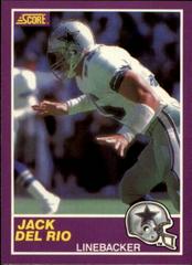 Jack Del Rio #351S Football Cards 1989 Panini Score Supplemental Prices