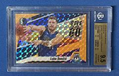 Luka Doncic [Orange Fluorescent] #10 Basketball Cards 2019 Panini Mosaic Give and Go Prices