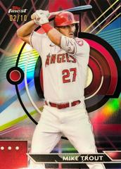 Mike Trout [Red Black Vapor] #90 Baseball Cards 2023 Topps Finest Prices