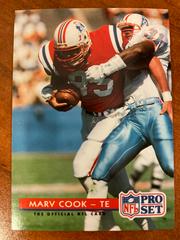 Marv Cook Football Cards 1992 Pro Set Prices