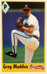 Greg Maddux #6 Baseball Cards 1995 Fleer Panini Stickers Prices