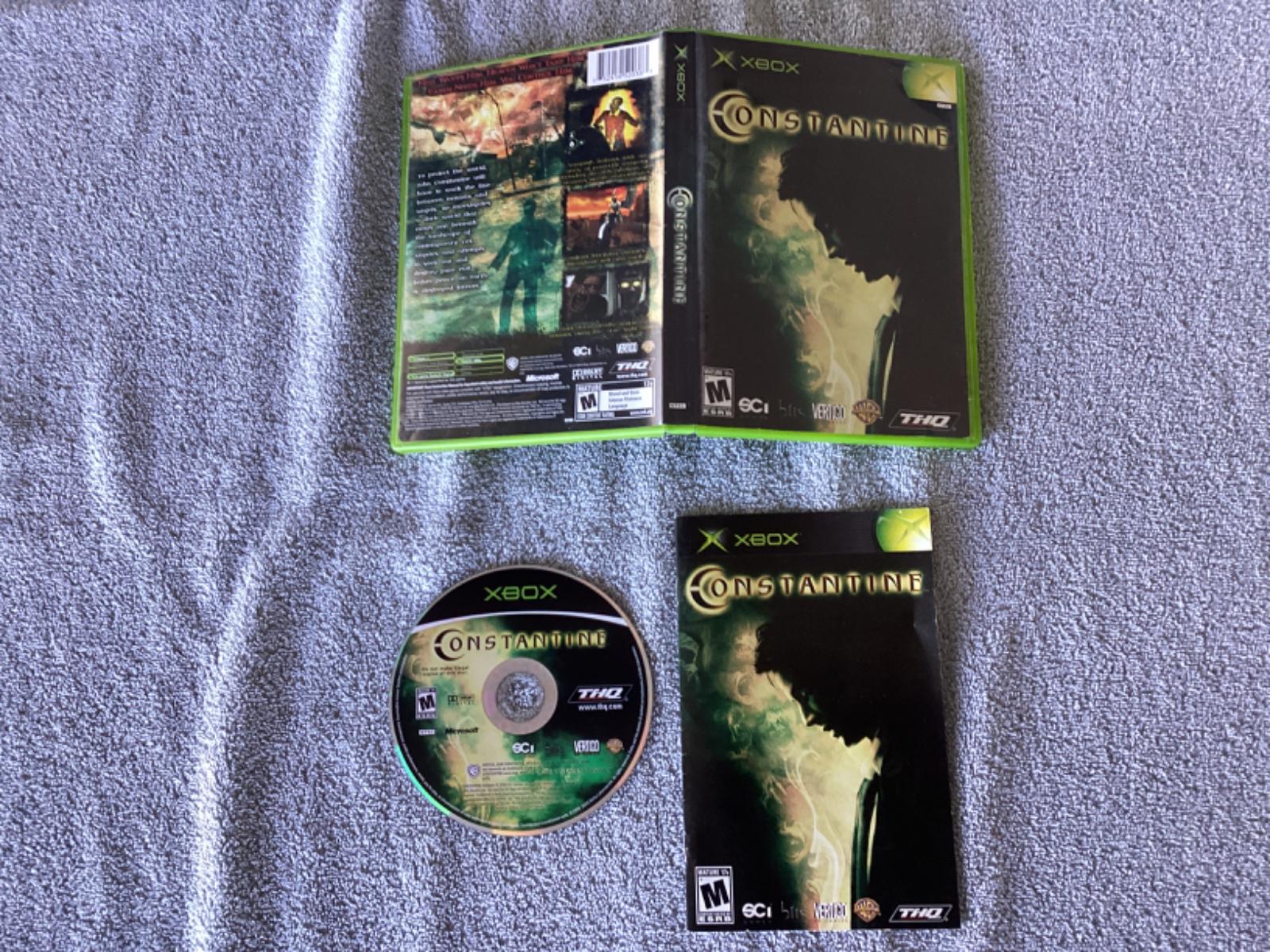 Constantine Item, Box, and Manual Xbox