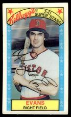 Dwight Evans [1978 Hits 123] #41 Baseball Cards 1979 Kellogg's Prices