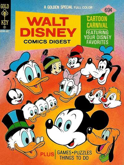 Walt Disney Comics Digest #56 (1975) Comic Books Walt Disney Comics Digest