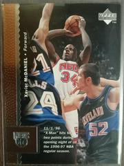 Xavier McDaniel #257 Basketball Cards 1996 Upper Deck Prices