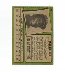 Back | Bob Oliver Baseball Cards 1971 Topps
