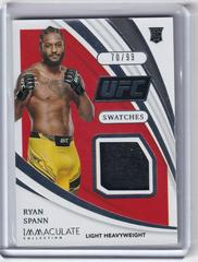 Ryan Spann #S-RSP Ufc Cards 2021 Panini Immaculate UFC Swatches Prices
