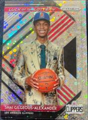 Shai Gilgeous Alexander [Fast Break] #11 Basketball Cards 2018 Panini Prizm Luck of the Lottery Prices