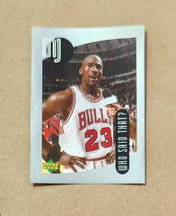 Michael Jordan #109 Basketball Cards 1998 Upper Deck International MJ Stickers Prices