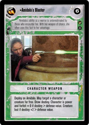 Amidala's Blaster [Limited] Star Wars CCG Theed Palace