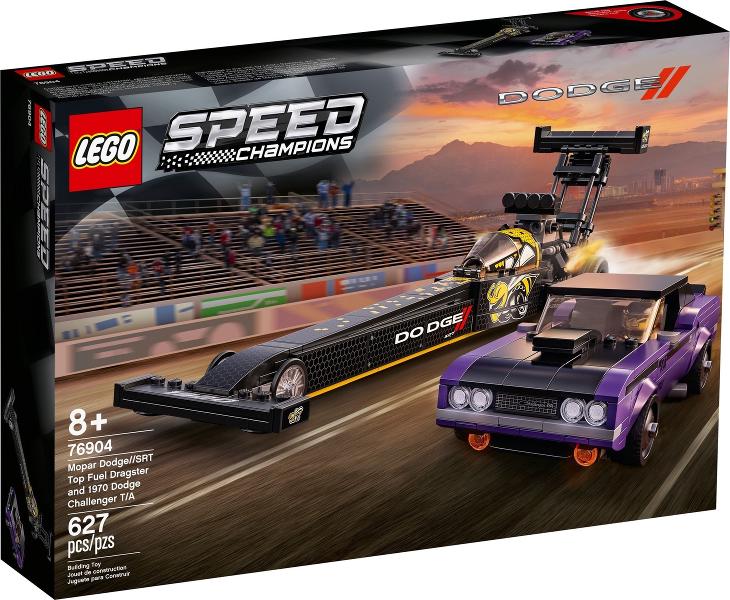 Mopar Dodge//SRT Top Fuel Dragster and 1970 Dodge Challenger T/A #76904 LEGO Speed Champions