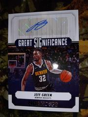 Jeff Green Basketball Cards 2022 Panini Hoops Great SIGnificance Autographs Prices