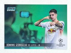 Dominik Szoboszlai [Aqua Refractor] #77 Soccer Cards 2020 Stadium Club Chrome UEFA Champions League Prices