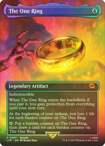 The One Ring [Scene Foil] #451 Magic Lord of the Rings