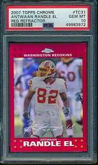 Antwaan Randle El [Red Refractor] #TC31 Football Cards 2007 Topps Chrome Prices