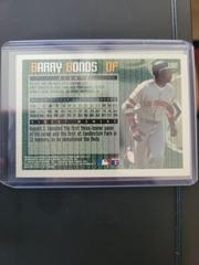 Barry Back | Barry Bonds Baseball Cards 1995 Topps Finest Insert