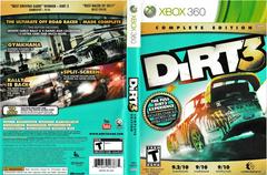 Artwork - Back, Front | Dirt 3 [Complete Edition] Xbox 360