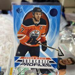Connor McDavid [Blue] Hockey Cards 2020 SP Authentic Profiles Prices