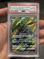 Card Pokémon Rayquaza Gx Shiny Original