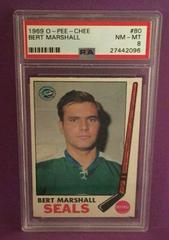 Bert Marshall #80 Hockey Cards 1969 O-Pee-Chee Prices