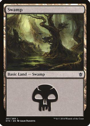 Swamp #261 Magic Khans of Tarkir