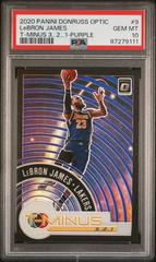 LeBron James [Purple] Basketball Cards 2020 Panini Donruss Optic T Minus 3...2...1 Prices