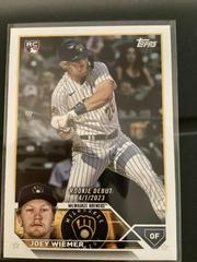 Joey Wiemer Baseball Cards 2023 Topps Update Prices