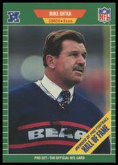 Mike Ditka [HOF Banner] Football Cards 1989 Pro Set Prices