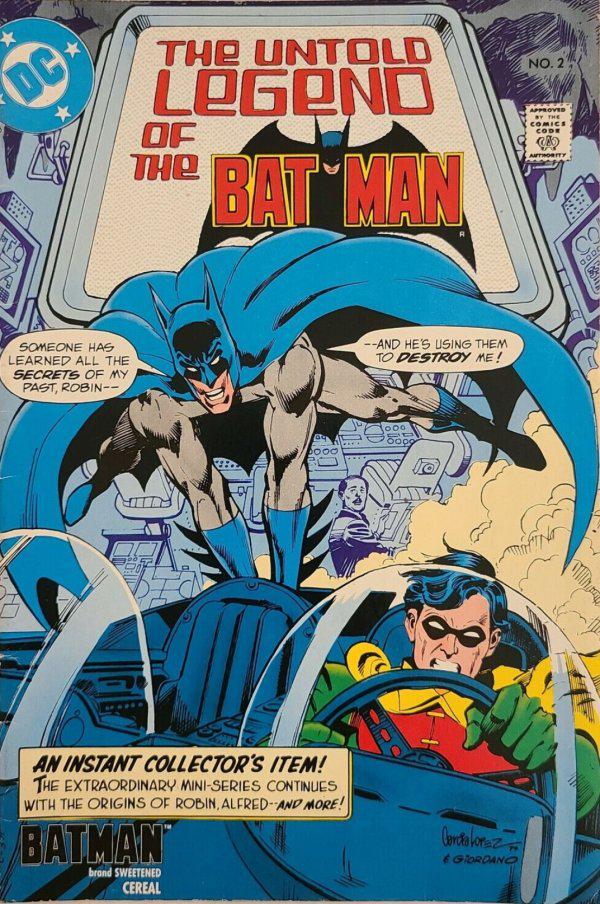 Untold Legend of the Batman [Cereal] #2 (1980) Comic Books Untold Legend Of The Batman