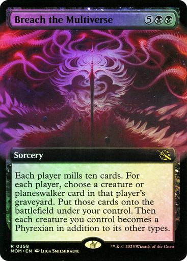 Breach The Multiverse [Extended Art Foil] #358 Magic March of the Machine