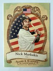 Nick Markakis #NP34 Baseball Cards 2009 Topps Allen & Ginter National Pride Prices