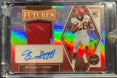 Breece Hall [Ruby] /99 #FP-BH Football Cards 2022 Panini Legacy Futures Patch Autographs Prices