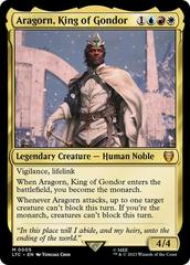 Aragorn, King of Gondor #5 Magic Lord of the Rings Commander Prices