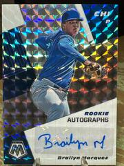 Brailyn Marquez Baseball Cards 2021 Panini Mosaic Rookie Autographs Prices