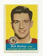 Bob Bailey Hockey Cards 1957 Topps Prices