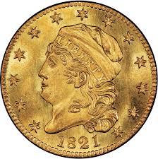 1821 Coins Capped Bust Half Eagle