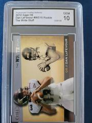 Dan LeFevour #WS-15 Football Cards 2010 Sage Hit the Write Stuff Prices