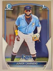 Junior Caminero Baseball Cards 2023 Bowman Chrome Prospects Prices