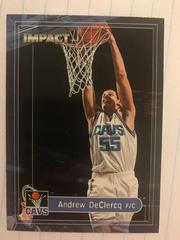 Andrew DeClercq #125 Basketball Cards 1999 SkyBox Impact Prices