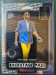 Chris Paul #2 Basketball Cards 2019 Panini Hoops Premium Stock Backstage Pass Prices