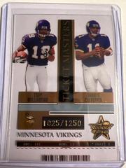 Troy Williamson, Daunte Culpepper [Bronze] Football Cards 2005 Leaf Rookies & Stars Ticket Masters Prices