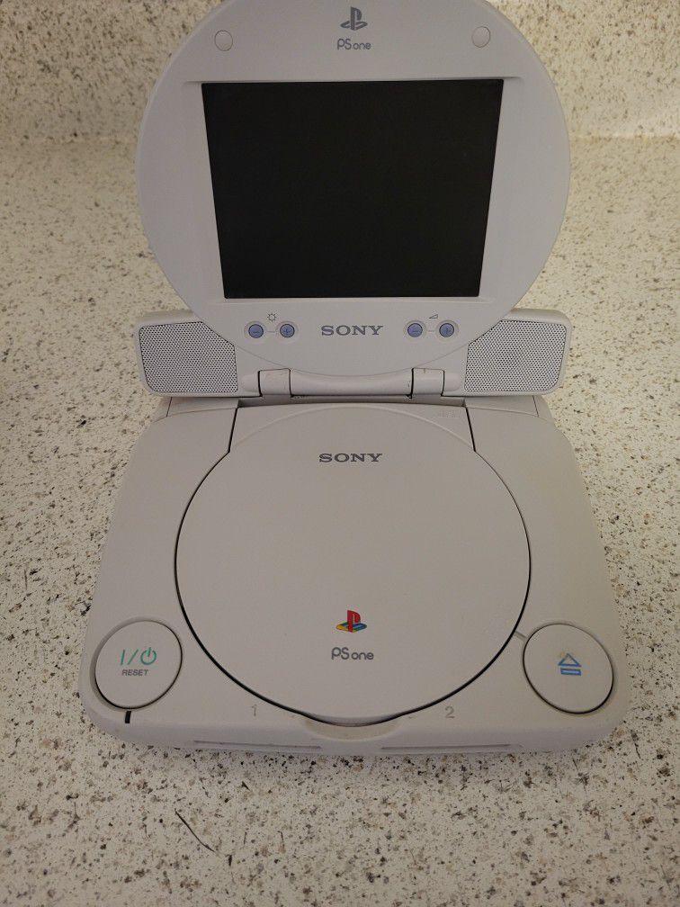 PSOne Slim Console with LCD Screen Combo | Item only | Playstation