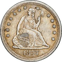 1857 S Coins Seated Liberty Quarter Prices