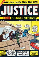 Justice #17 (1950) Comic Books Justice Prices